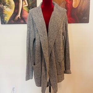 Plus size Wrap Hooded Sweater
